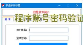 程序账号密码验证实现：安全高效的身份认证方案