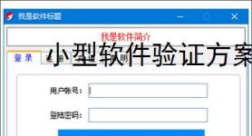 小型软件验证方案：轻量高效的授权保护策略