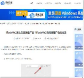 Flash中心怎么关闭弹窗广告？Flash中心关闭弹窗广告的方法-系统之家