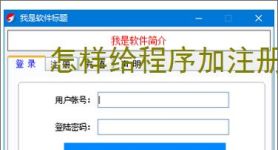 怎样给程序加注册验证？3种实用实现方法